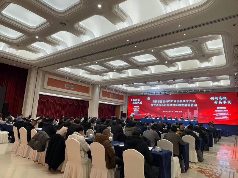 會議紀實·合肥-三聯(lián)機械應(yīng)邀出席安徽省生態(tài)仿石產(chǎn)業(yè)協(xié)會暨生態(tài)仿石行業(yè)綠色低碳發(fā)展報告會